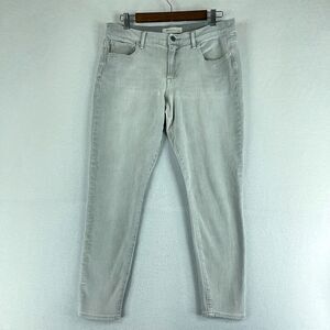 Gap Womens Gray Jeans Tag Size 32  (33x26.5) Mid Rise True Skinny Denim